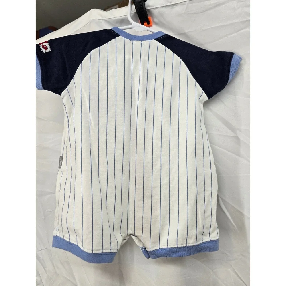 Babys First Baseball Outfit All Star Romper Onesie Carter's 6M‎